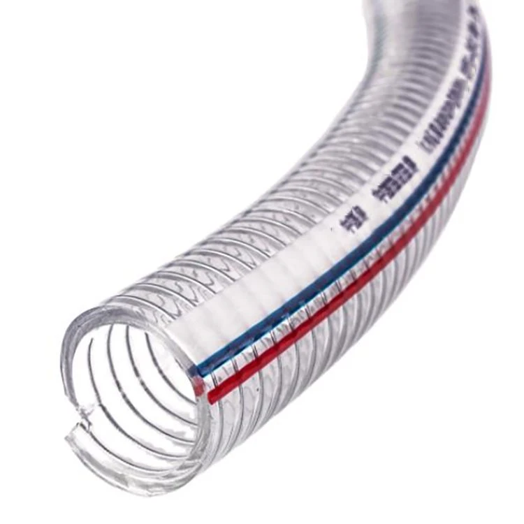 Prozirno fleksibilno crijevo ojačano pvc žicom